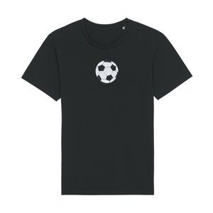 Tričko Pískacie futbalová lopta čierne