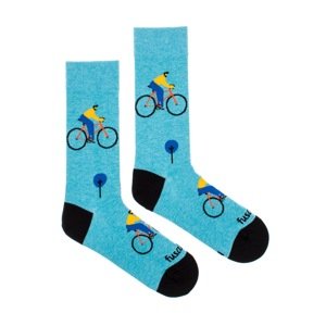 Ponožky Cyklista v meste