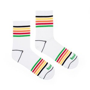 Ponožky Retrošport biele