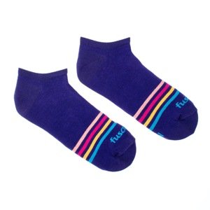 Členkové ponožky Pásik indigo