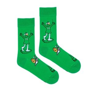 Ponožky Jů a Hele zelené CZ