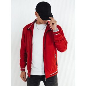 Jedinečná červené prechodná trendová bunda