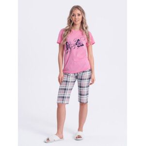 Krásne ružové dámske pyžamo ULR269