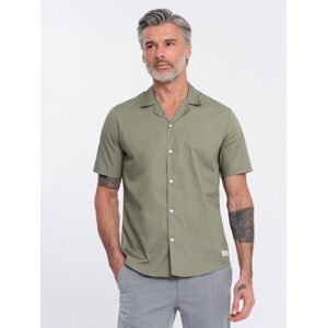 Kubánska khaki košeľa V4 SHSS-0168