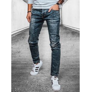 Trendy pánske modré džínsové nohavice