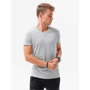 Jednoduché šedé tričko S1369
