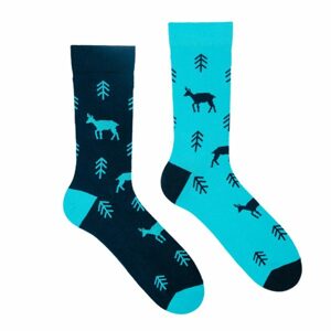 Nádherné ponožky s lesným motívom Kamzík