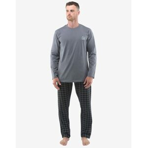 Dlhé šedé trendy pyžamo Jakub