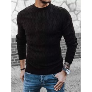 Zaujímavý čierny sveter
