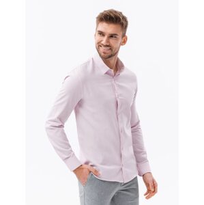Atraktívna ružová košeľa V13 K642