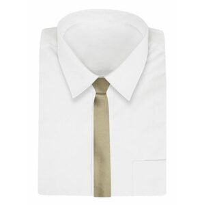 Trendy pánska kravata v zlatom odtieni