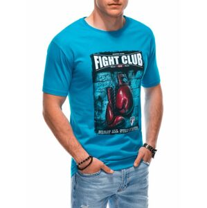 Svetlo modré pánske tričko Fight S1861