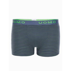 Pánske zelené pásikavé boxerky  U382