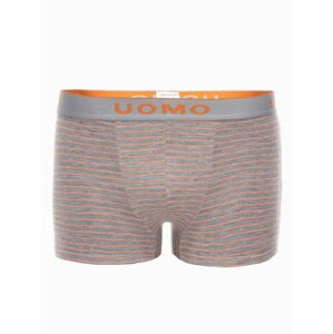 Pánske oranžové pásikavé boxerky U382