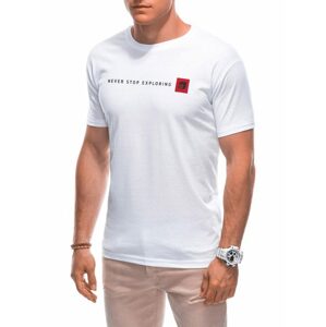 Originálne bavlnené biele tričko s myšlienkou S1881