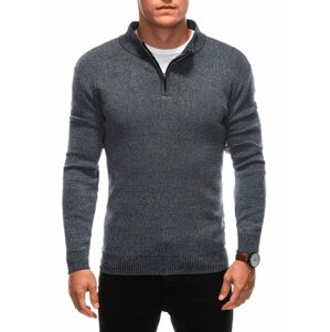 Unikátny grafitový sveter so zipsom E222