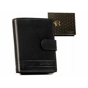 Čierna elegantná peňaženka Rovicky s prackou