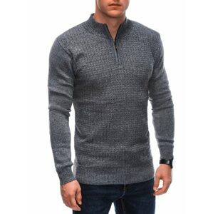 Elegantný pánsky sveter v šedej farbe E234