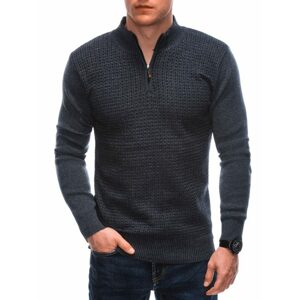 Elegantný pánsky sveter v granátovej farbe E234