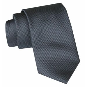 Elegantná pánska kravata v tmavošedej farbe