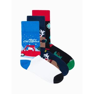 Mix pánskych vianočných ponožiek U413 (3 ks)