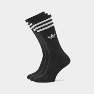 Adidas Ponožky 3-Pack Solid Socks High Crew Čierna EUR L