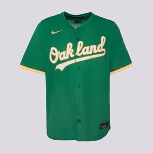 Nike Košeľa Replica Oakland Athletics Mlb Zelená EUR L