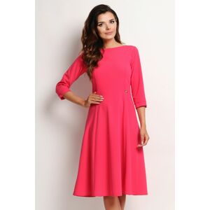 Ružové šaty A112