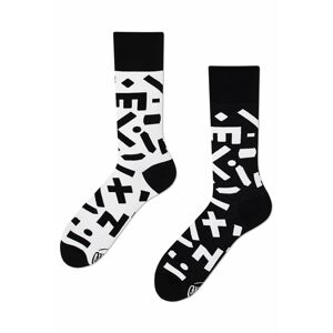 Čierno-biele ponožky Random Forms