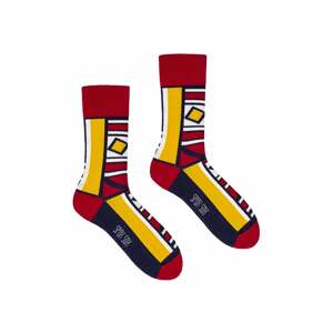 Červeno-žlté ponožky Spox Sox The Bold & The Beautiful