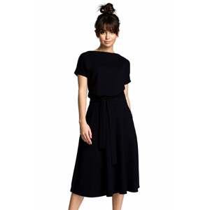 Čierne šaty BE 067