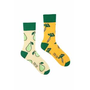 Žlto-zelené ponožky Pear & Parsley
