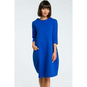 Modré šaty B083