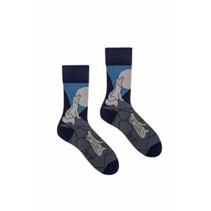Modro-sivé ponožky Wolves