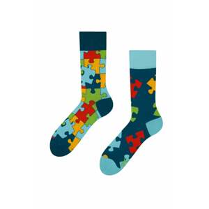 Viacfarebné ponožky Puzzle