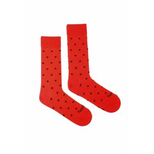Červené ponožky Bodkáčik krv