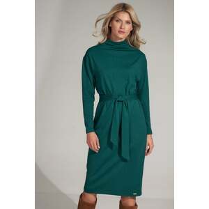 Zelené midi šaty M726