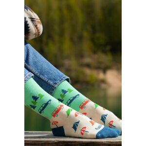 Viacfarebné vzorované ponožky Stanovačka