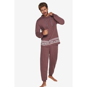 Pánsky hnedý pyžamový set 330105