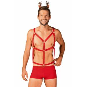 Pánsky červený sexi kostým Mr Reindy