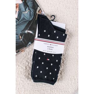 Tmavomodré ponožky Sock Dot - dvojbalenie