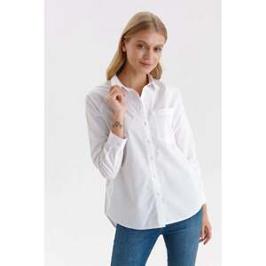 Biela bavlnená košeľa SKL3421