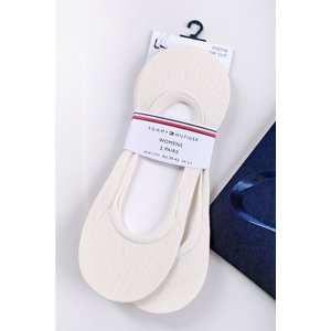 Béžové balerínkové ponožky Footie Pique - dvojbalenie