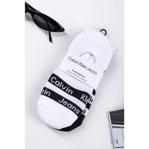 Čierno-biele balerínkové ponožky Footie High-Cut Logo Ribbon - dvojbalenie