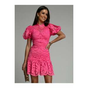 Ružové mini šaty Samy