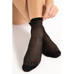 Čierne silonkové ponožky Anna 20 DEN