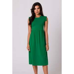 Zelené midi šaty B262