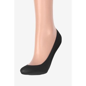 Čierne balerínkové ponožky s integrovanými vankúšikmi Prestige Line