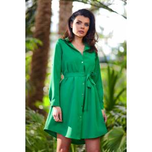 Zelené košeľové šaty A568