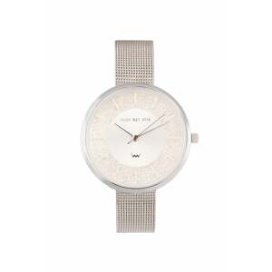 Náramkové hodinky v striebornej farbe Sparkly Light Silver
